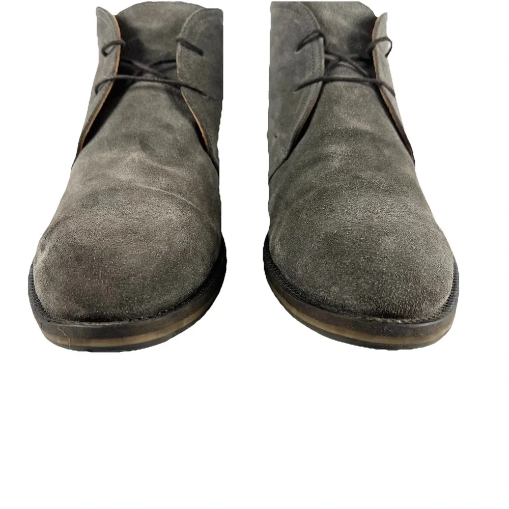 RODD & DUNN Gray Suede Boots Mens Size US 12‎ UK 11 Pebbly Hill Chucka Leather